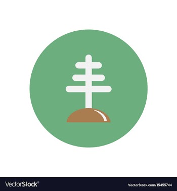 Icon on the white backgrounds in circles vector image