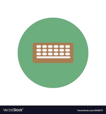Icon on the white backgrounds in circles vector image