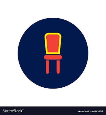 Icon on the white backgrounds in circles vector image