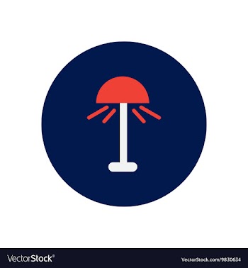 Icon on the white backgrounds in circles vector image
