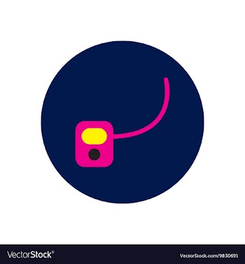 Icon on the white backgrounds in circles vector image