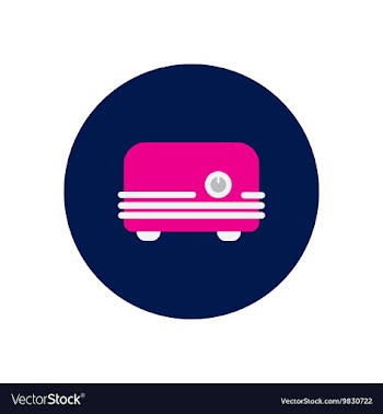 Icon on the white backgrounds in circles vector image
