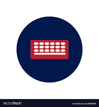 Icon on the white backgrounds in circles vector image