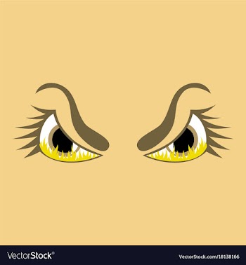 Icon on theme evil emotions vector image