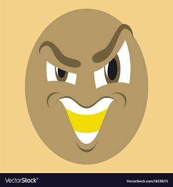 Icon on theme evil emotions vector image