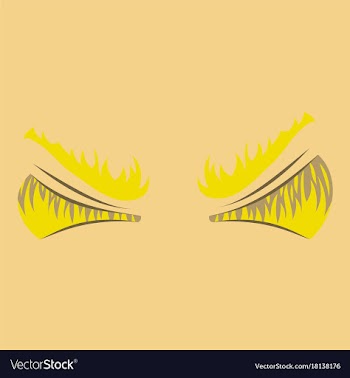 Icon on theme evil emotions vector image