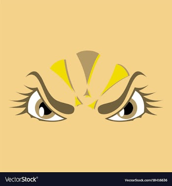 Icon on theme evil emotions vector image