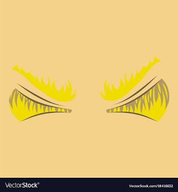 Icon on theme evil emotions vector image