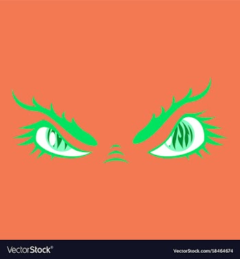 Icon on theme evil emotions vector image