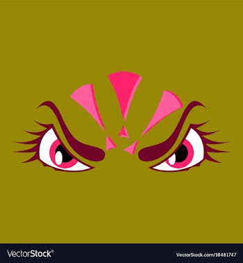 Icon on theme evil emotions vector image
