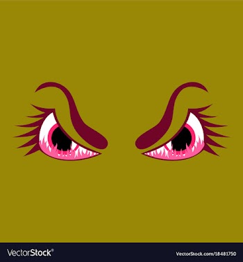 Icon on theme evil emotions vector image