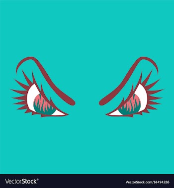 Icon on theme evil emotions vector image