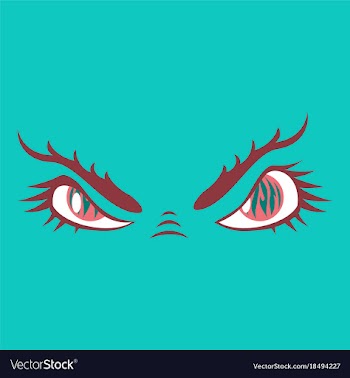 Icon on theme evil emotions vector image
