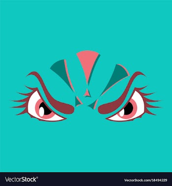 Icon on theme evil emotions vector image