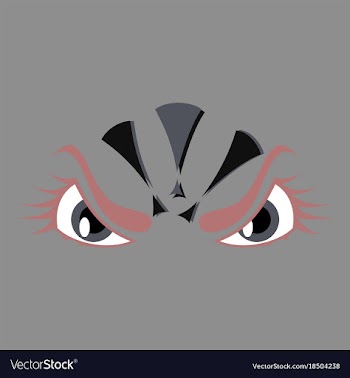 Icon on theme evil emotions vector image