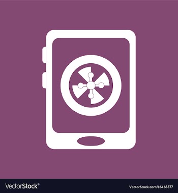 Icon online casino roulette vector image