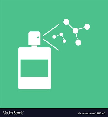 Icon perfume and pheromones vector image