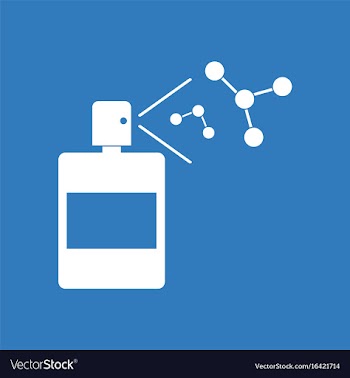 Icon perfume and pheromones vector image