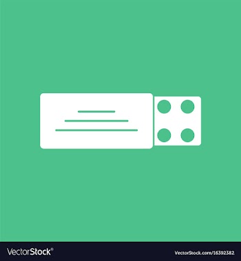 Icon pill pack vector image
