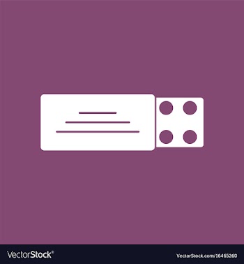 Icon pill pack vector image