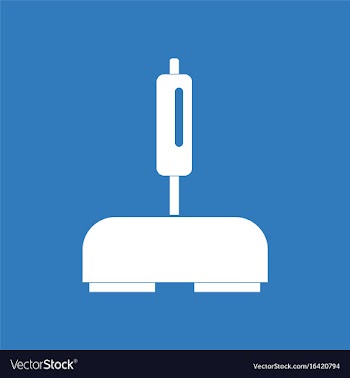 Icon playing joystick vector image