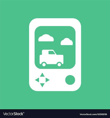 Icon portable game vector image