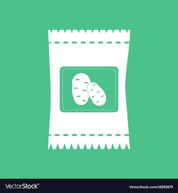 Icon potato seeds vector image