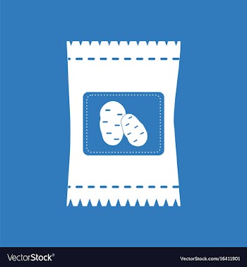 Icon potato seeds vector image