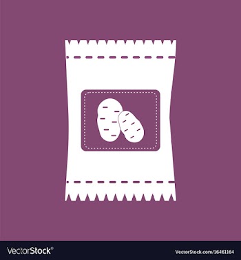 Icon potato seeds vector image