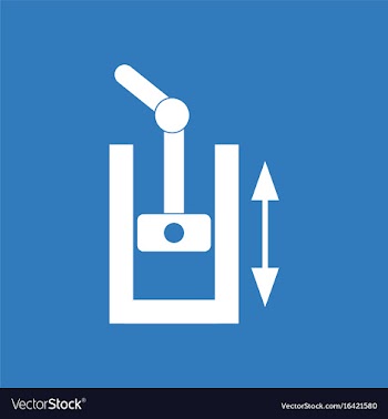 Icon pressure in engine vector image