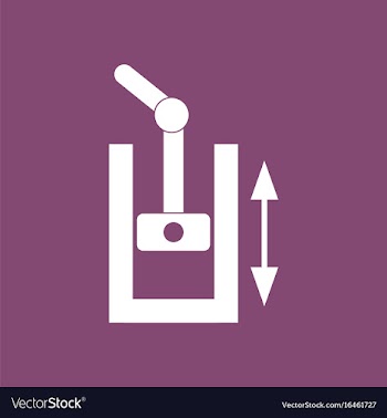 Icon pressure in engine vector image