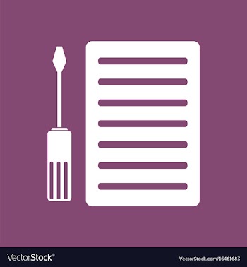 Icon radiator grille and tool vector image