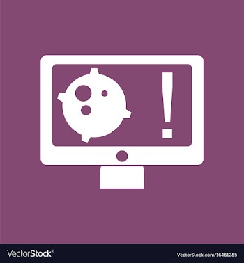 Icon satellite and monitor vector image