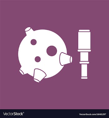 Icon satellite and spyglass vector image