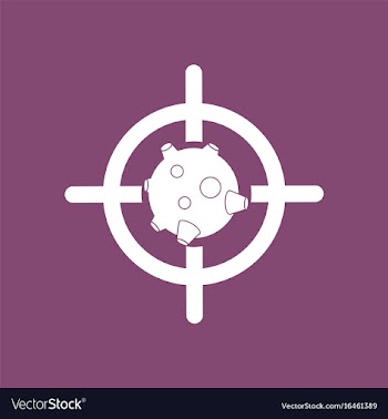 Icon satellite at gunpoint vector image