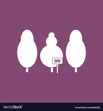 Icon save the trees vector image