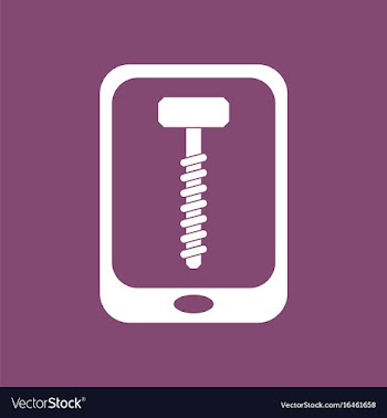 Icon screw sign vector image