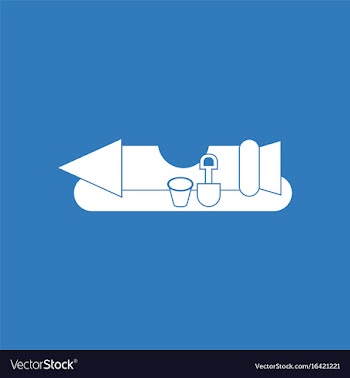 Icon seat rocket vector image