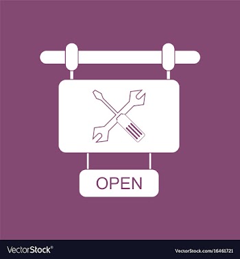 Icon service station sign vector image