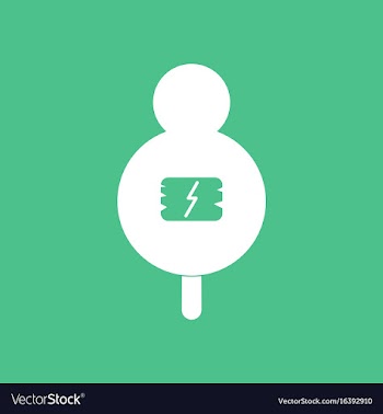 Icon sign on tree vector image