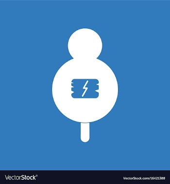 Icon sign on tree vector image