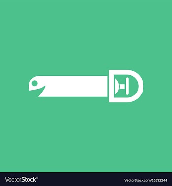 Icon smiling torpedo vector image