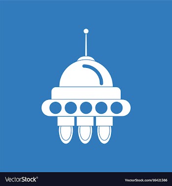 Icon space capsule vector image