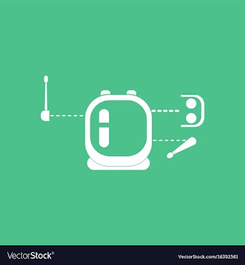 Icon space equipment vector image