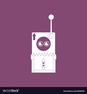 Icon space remote control vector image