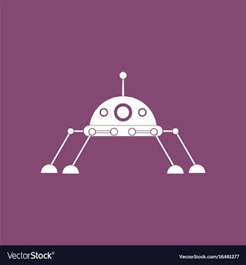Icon spaceship icon vector image