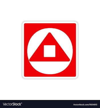 Icon sticker realistic design on paper alchemy vector image