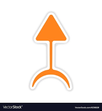 Icon sticker realistic design on paper alchemy vector image