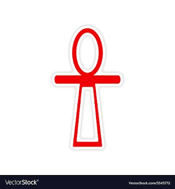 Icon sticker realistic design on paper ancient vector image