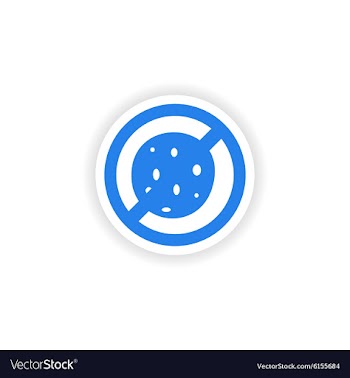 Icon sticker realistic design on paper bacteria vector image